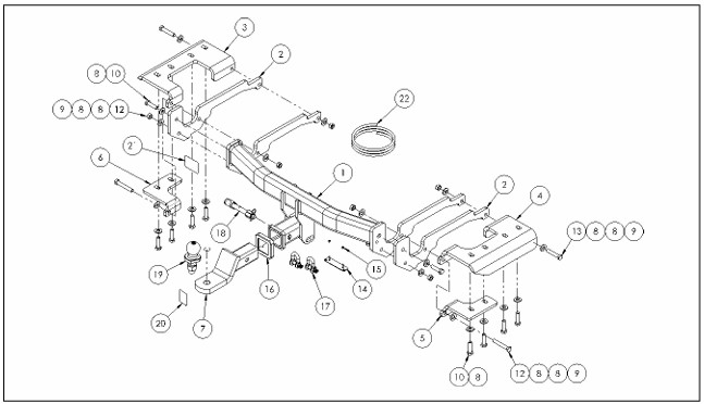 (107704) 03193RW Haval H6  Class 4 Towbar
