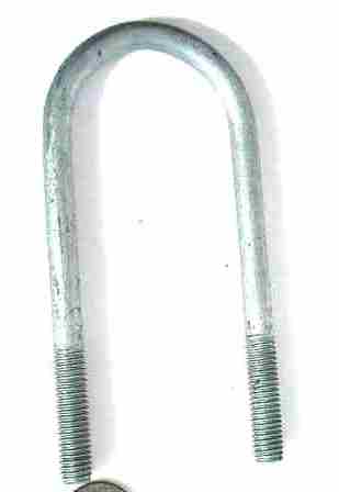 (702580) Round Galvanized U-Bolt  64mm I.D x 175mm
