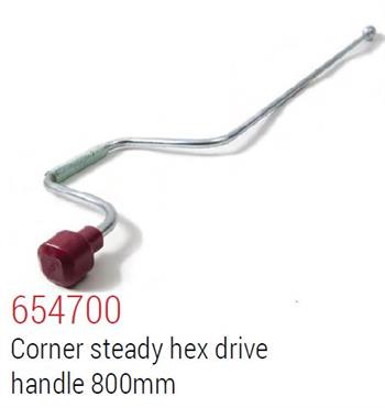 (198164) 198164 Corner Steady Hex Handle 800mm