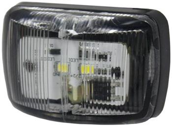 (190846) FM62 White Front Marker Lamp 9 - 33volt with 500mm of cable