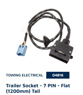 (188690) 7 Pin 1200mm Wiring Tail 04816