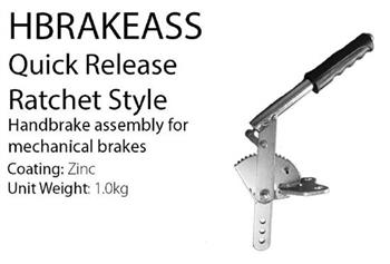 (182137) Park Brake Handle (Coupling Mount)