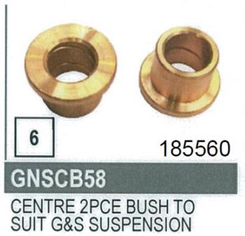 (185560) Rocker centre 2 pc Bronze bush