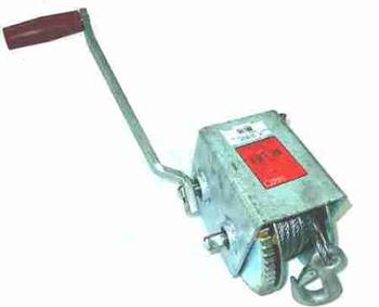 (187326) Premium Galvanized Winch 5:1  1:1 Ratio with Cable