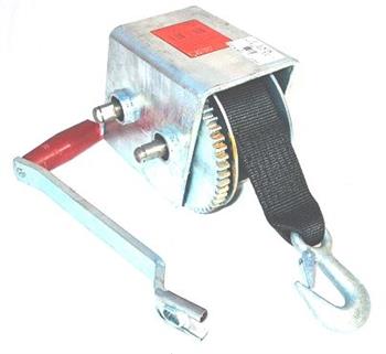 (187328) Premium Galvanized Winch 5:1  1:1 Ratio with Webbing