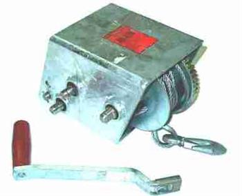(187330) Premium Galvanized Winch 10:1  5:1  1:1 Ratio with Cable