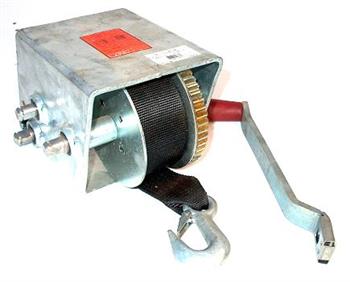 (187334) Premium Galvanized Winch 15:1  5:1  1:1 Ratio with Webbing Strap