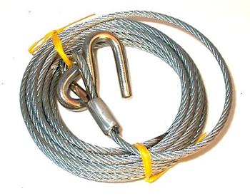 (187710) Winch Cable 4.2mm x 6mtr with hook