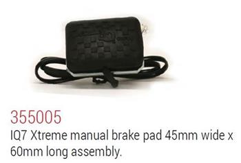 (183905) iQ7 / Sens-a-brake Manual Pad & Lead