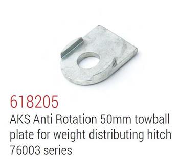 (181907) AKS Coupling Adaptor plate to suit NEW Standard Hayman Reese Hitch