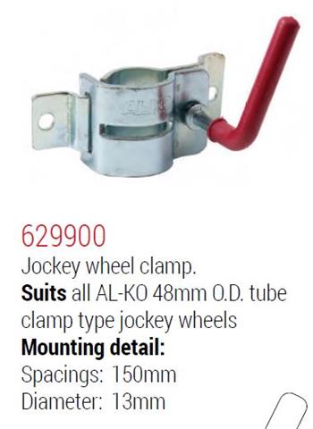 (198512) Jockey Wheel Clamp Only