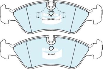 (591228) Bendix Prima Organo Disc Pad Set DB1228
