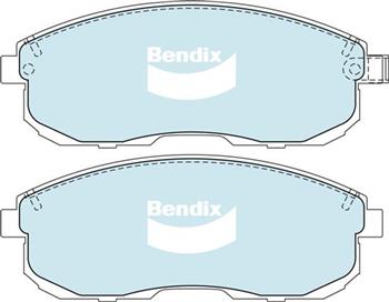 (591232) Bendix Prima Organo Disc Pad Set DB1232