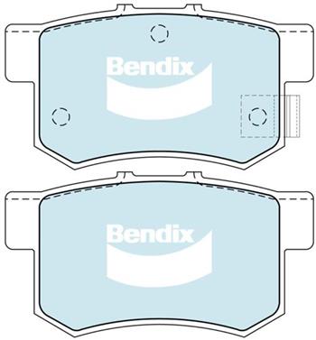 (591265) Bendix Prima Organo Disc Pad Set DB1265